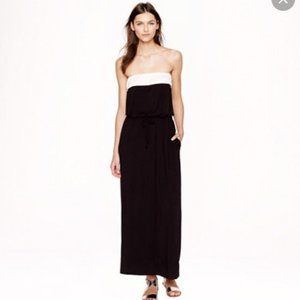 Strapless J. Crew Maxi Dress